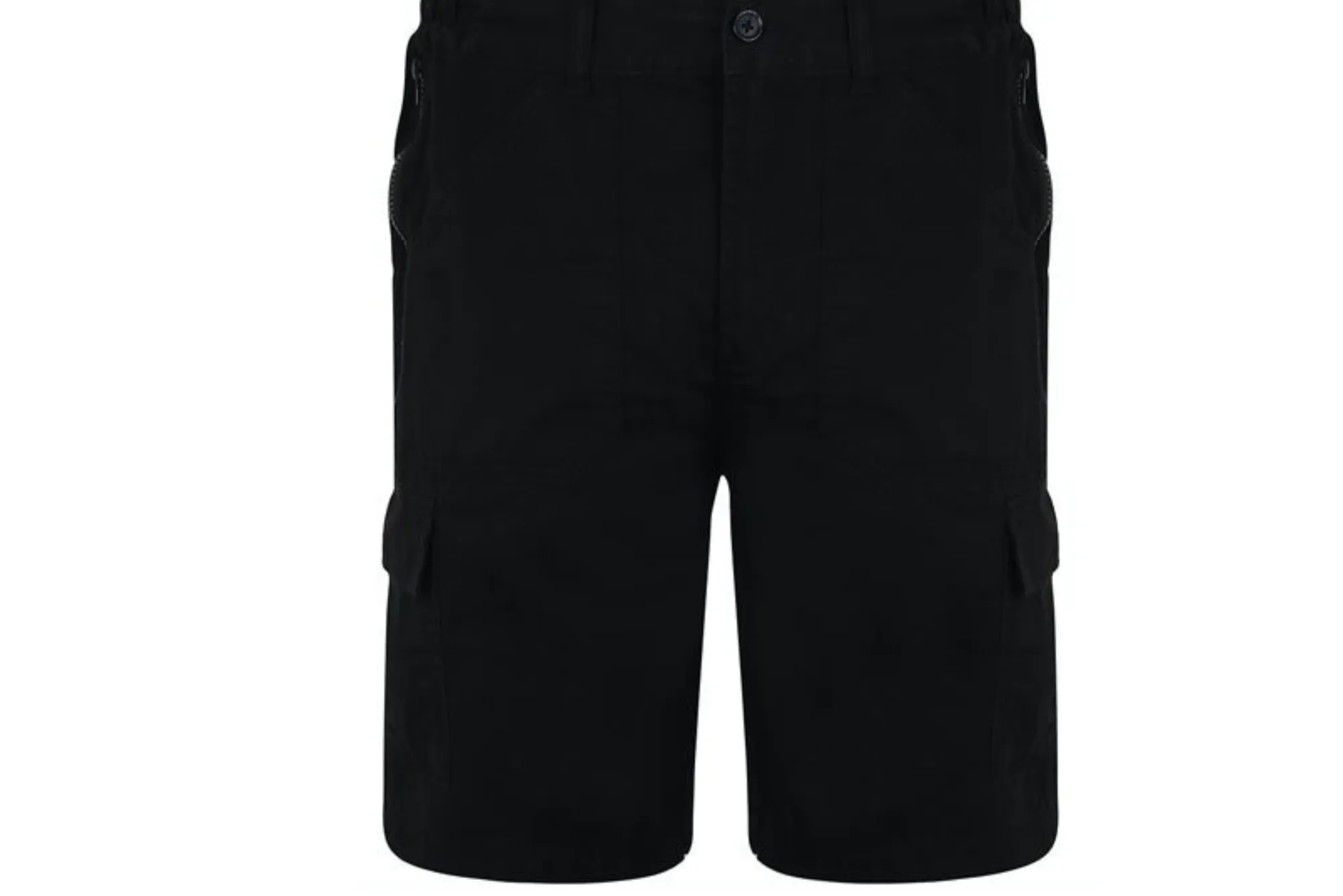 mens black cargo shorts