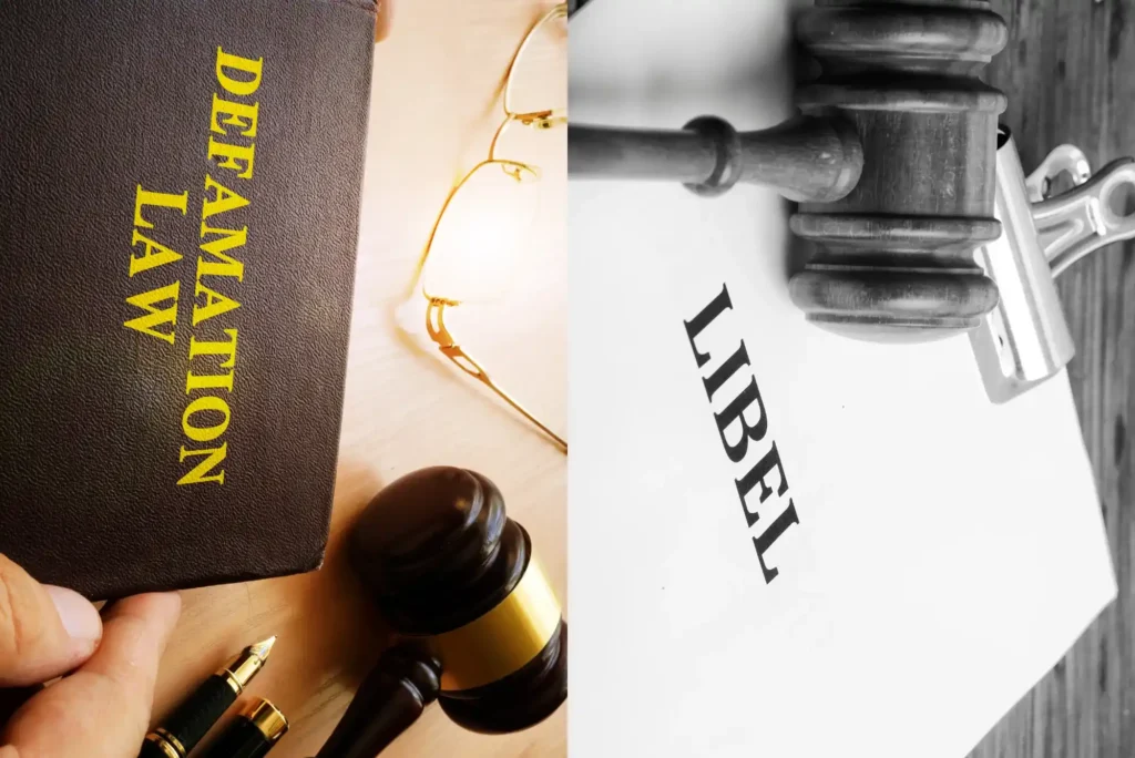 defamation or libel cases