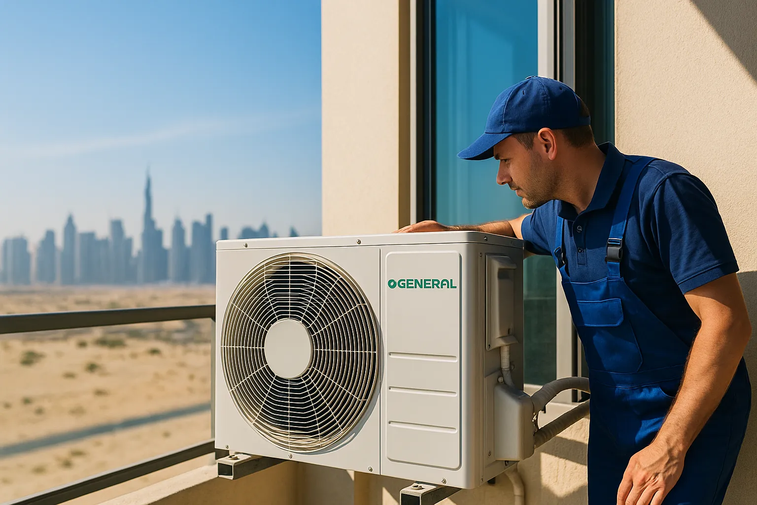 How long does an O General AC last in UAE weather