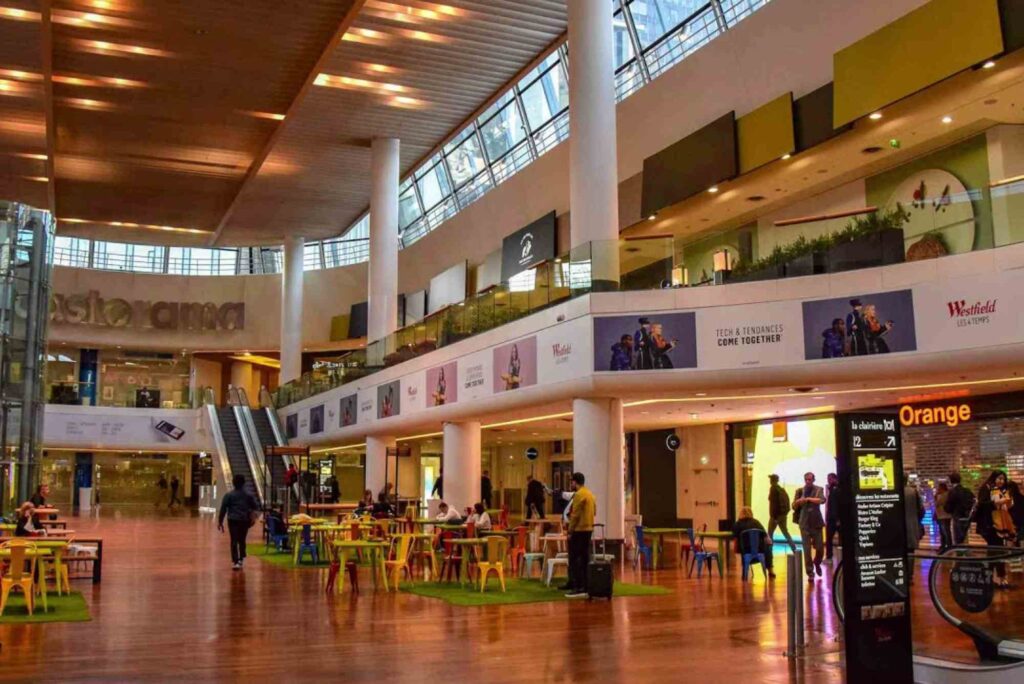 Paris France West Side Malls and Stores