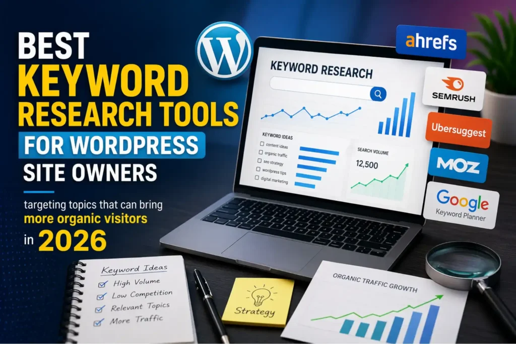 Best Keyword Research Tools for WordPress Site Owners targeting topics that can bring more organic visitors in 2026